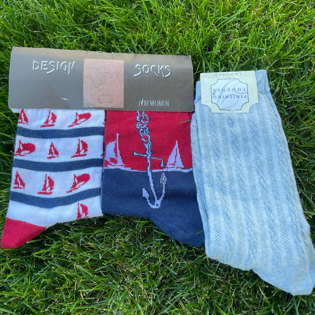 Sail Theme Socks